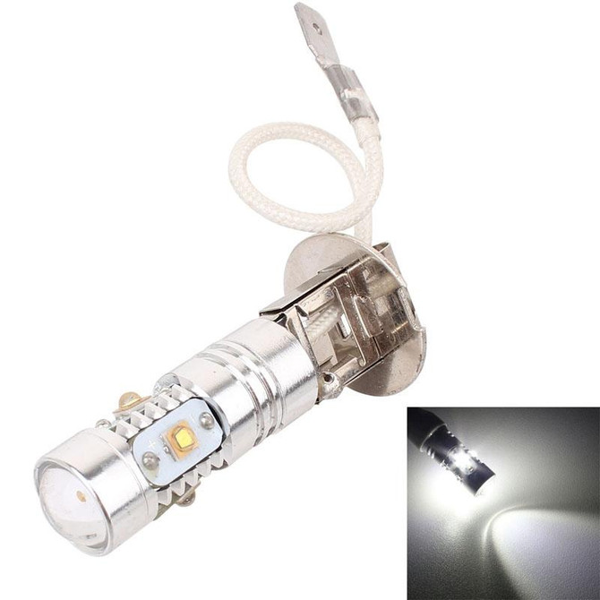 H3 25W 1250LM 6500K White Light 5 XT-E LED Car Foglight , Constant Current , DC12-24V ( Silver + Yellow )