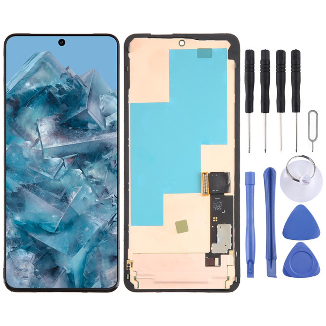For Google Pixel 8 Pro GC3VE G1MNW Original LCD Screen Digitizer Full Assembly with Frame