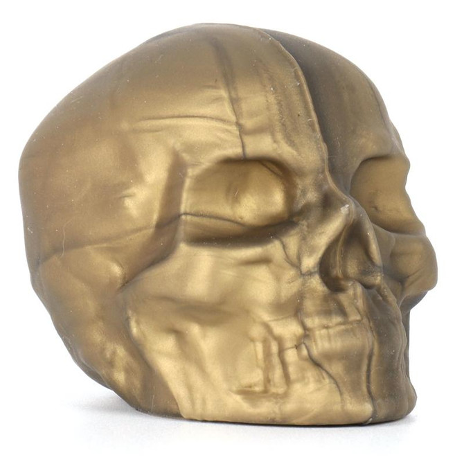 2 PCS Skull Silicone Leak-Proof Fresh-Keeping Wine Stopper(Bronze)
