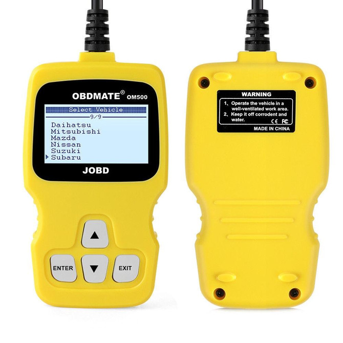 OBDMATE OM500 OBDII / EOBD / JOBD Code Reader(Yellow)