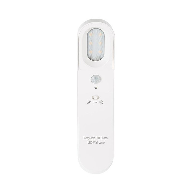 Human Body Induction USB Night Light Light Control Smart Home LED Wall Lamp Bedroom Bedside Lamp  Warm White 3000K( White)
