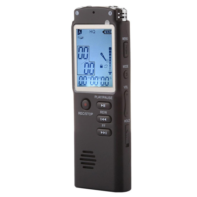 VM113 Portable Audio Voice Recorder, 8GB, Support Music Playback / LINE-IN & Telephone Recording