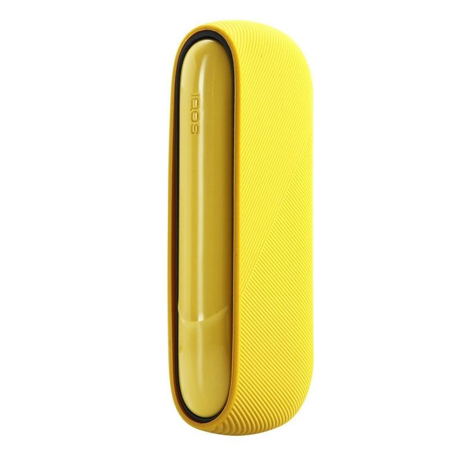 Electronic Cigarette Silicone Case + Side Cover for IQO 3.0 / 3.0 DUO(Yellow)