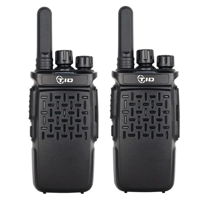 2pcs TID 118 Small Walkie Talkie Radio Communication, CN Plug