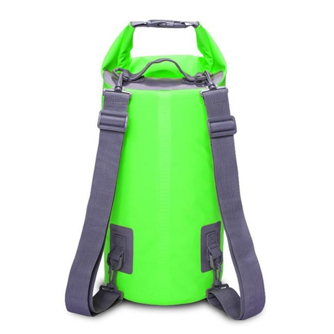 Outdoor Waterproof Dry Dual Shoulder Strap Bag Dry Sack, Capacity: 30L (Green)