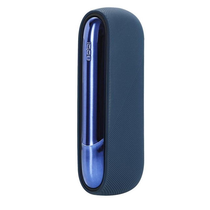 Electronic Cigarette Silicone Case + Side Cover for IQO 3.0 / 3.0 DUO(Dark Blue)