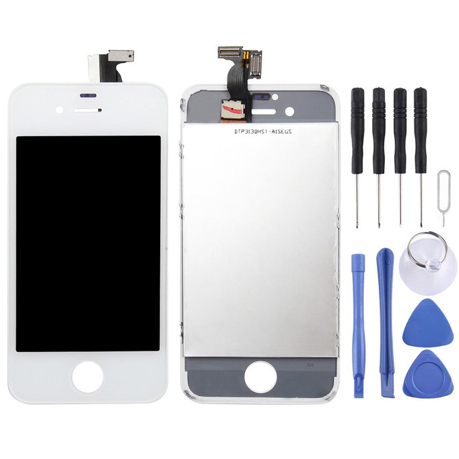 Digitizer Assembly (Original LCD + Frame + Touch Pad) for iPhone 4S (White)