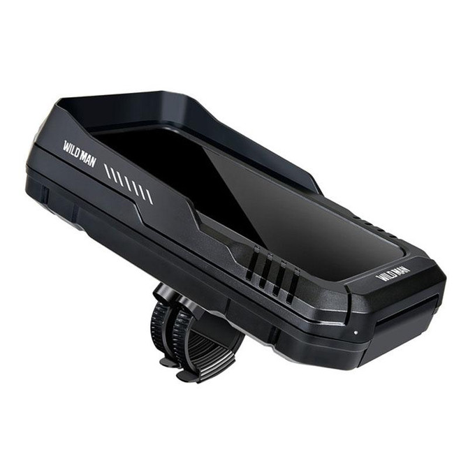 WILD MAN FK4 0.5L EVA Hard Shell Bicycle Waterproof Case Handlebar Phone Touch Screen Holder(Black)