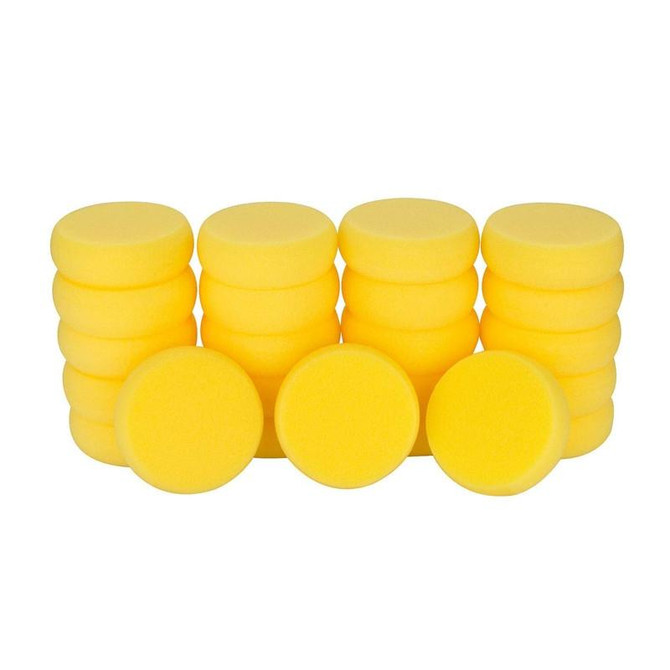 30 PCS Sponge Round Seal Children Graffiti Art Painting Tool(Round Powder)