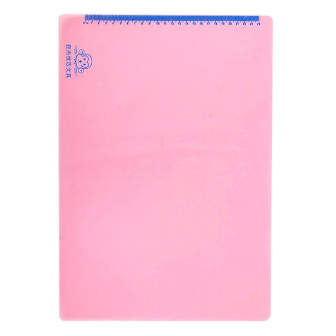 YAOJIE Non-Slip Exam Pad Student Stationery Drawing Writing Soft Board Office Writing Mat, Specification: A3 Pink