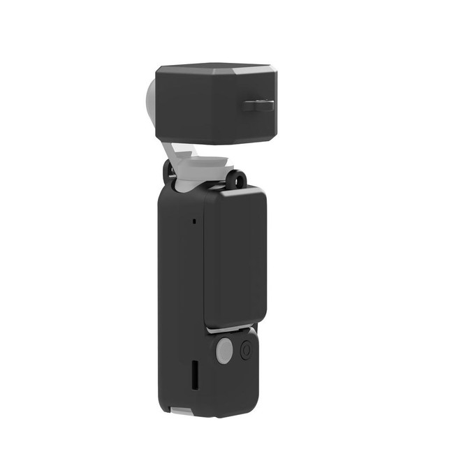 For DJI OSMO Pocket 3 PULUZ  3 in 1 Silicone Cover Case Set (Black)