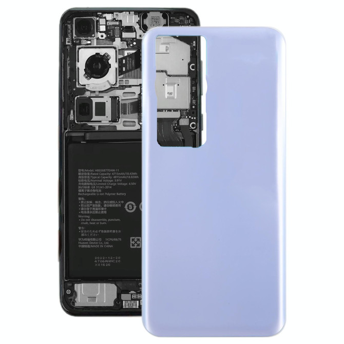For Huawei P60 Pro Battery Back Cover(Purple)