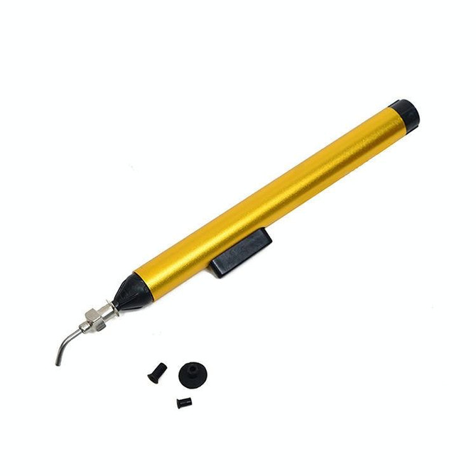 BAKU BK-939 Vacuum Sucking Pen with 3 Suction Headers Repair Tool(Gold)