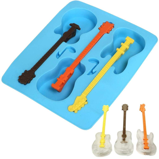 3 In 1 Guitar Shape Silicone Ice Grid Module