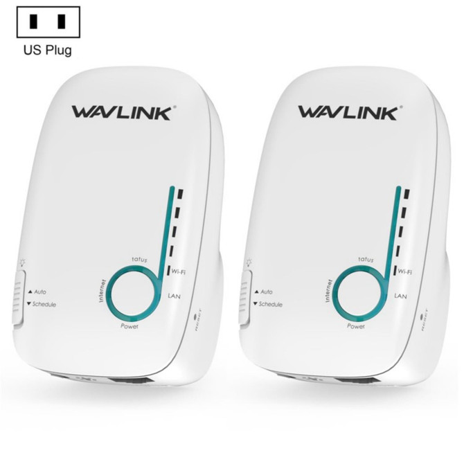 WAVLINK WN576K2 AC1200 Household WiFi Router Network Extender Dual Band Wireless Repeater, Plug:US Plug