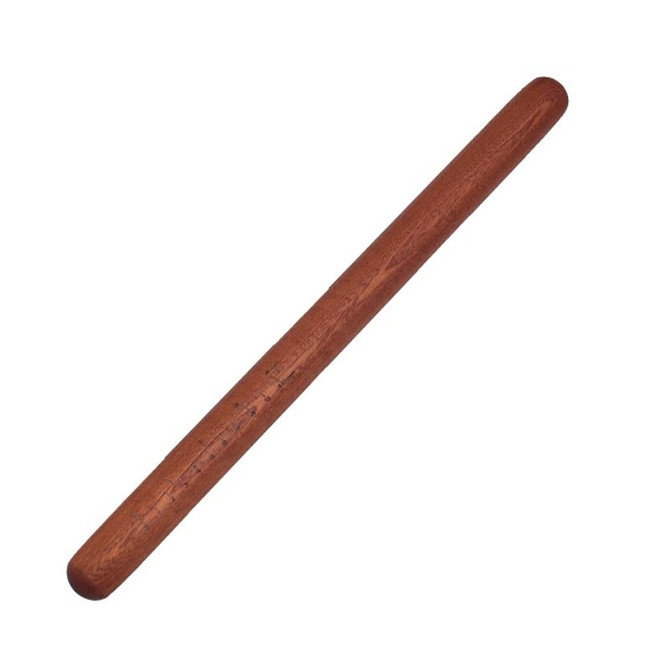 40x3cm Home Wooden Rolling Pin Nonstick Red Sandalwood Rolling Stick