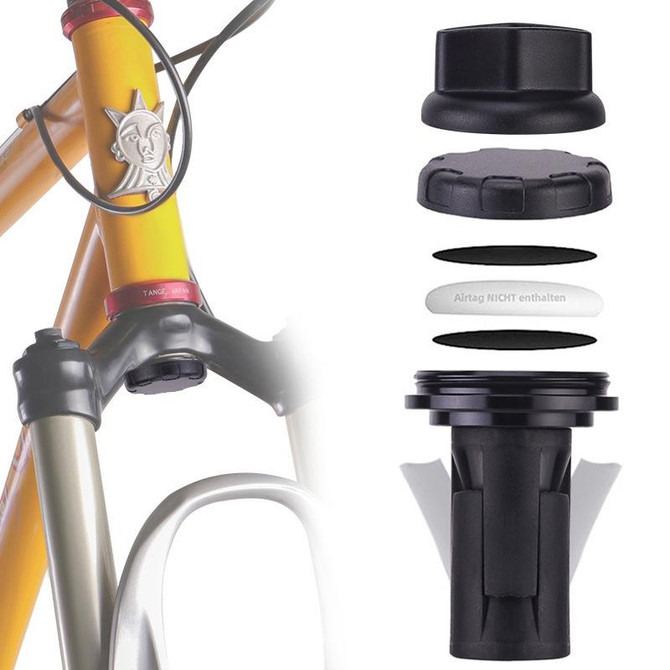 For Airtag Bike Hidden Mount Bicycle Front Fork Down Tube Anti-theft GPS Holder, Spec: Style 2