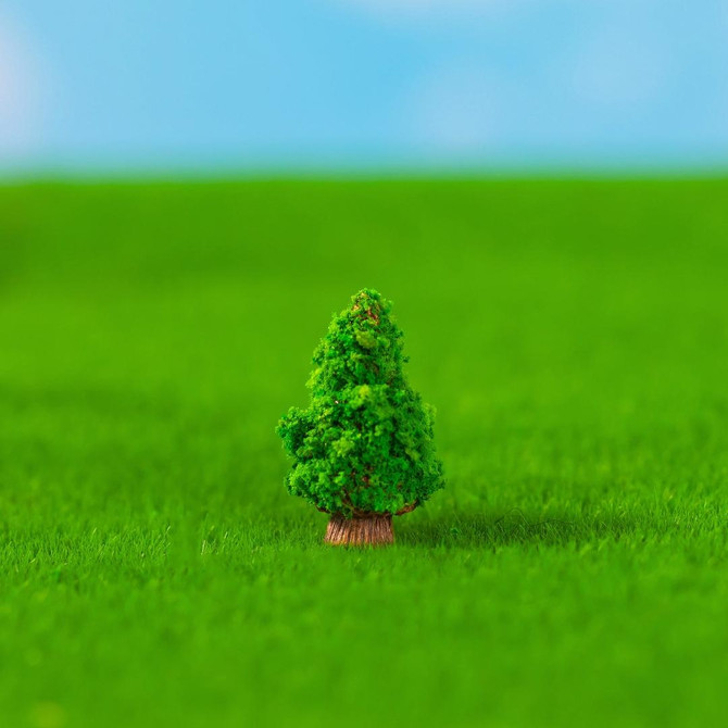 Micro-landscape Simulated Green Trees Flowers DIY Gardening Ecological Ornaments, Style: No. 13 Dwarf Tree