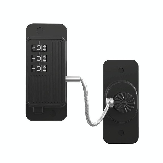 Children Window Safety Lock Limited Positioning Password Refrigerator Lock(Black)