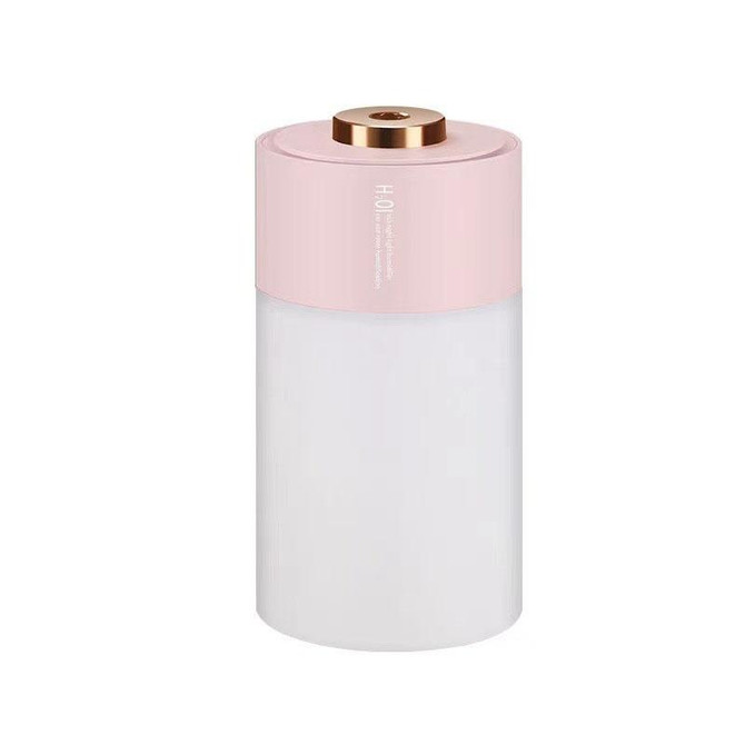USB Colorful Cup Humidifier Home Car Ambient Light Desktop Air Purifier(Pink)