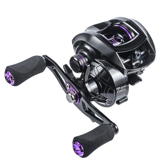 LINNHUE  AF2000 7:2:1 Speed Ratio Fishing Reel 8KG Max Drag Metal Spool, Spec: Right Hand Model