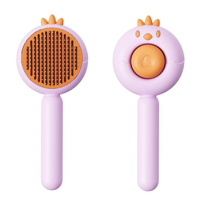 Chick Pet Comb Cats Hair Removal Massage Needle Brush(Pink)