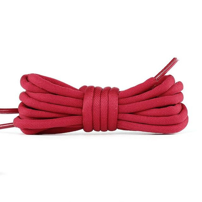 5 Pairs Bold Round Sneakers Casual Shoes Rope, Length:100cm(Wine Red)