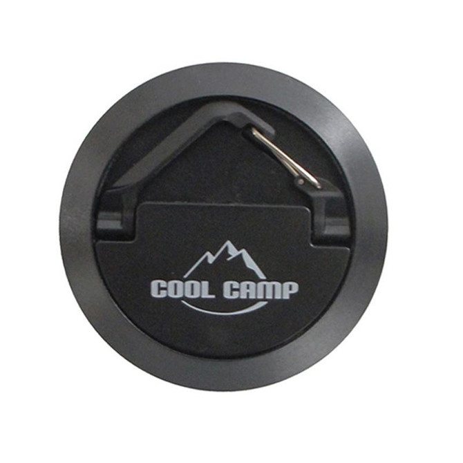 COOLCAMP CF-A208 Outdoor Open Camp Magnetic Hook Tent Skywalf Capital Camping Fixed Car Camp Light Hanging(Black)