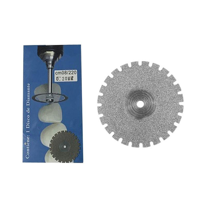 0.2mm Dental Lab Polishing Diamond Discs Dentist Rotary Cutting Tool CM08/220