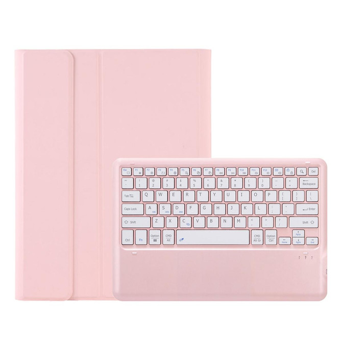 For Honor Pad 9 AH19 TPU Ultra-thin Detachable Bluetooth Keyboard Tablet Leather Case(Pink)