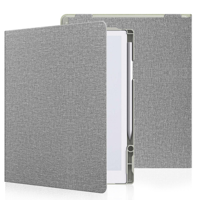 For ReMarkable 2 10.3 Inch 2020 Paper Tablet Case Slim Lightweight Folding Book Folio Cover(Grey)