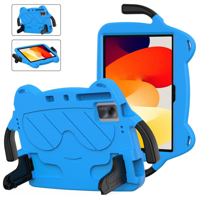 For Xiaomi Redmi Pad SE 11 2023 Ice Baby EVA Shockproof Hard PC Tablet Case(Sky Blue+Black)