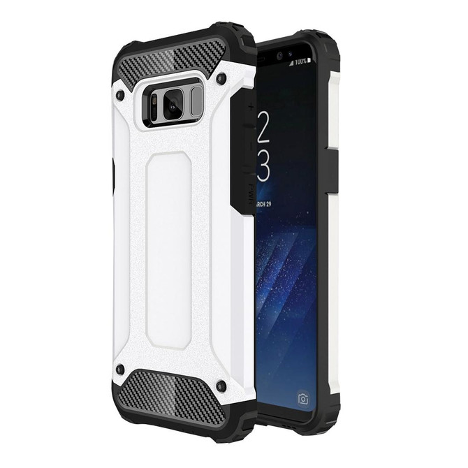 For Galaxy S8 + / G955 Tough Armor TPU + PC Combination Case(White)