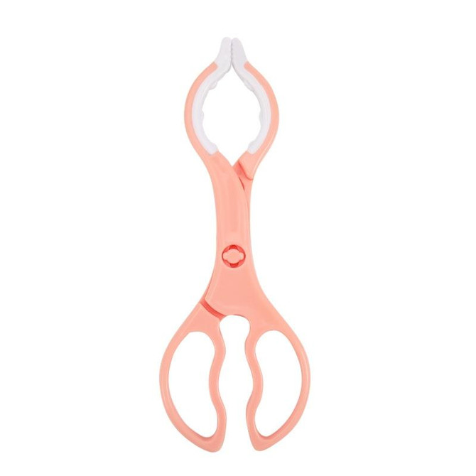 Multifunctional Heat Resistant Bottle Clip Baby Anti-Slip Removable Pacifier Clamp(Pink)