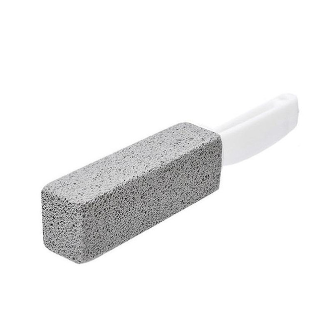 Pumice Toilet Brush Sink Scale Removal Rust Cleaning Brush Bathroom Oven Tile Stain Removal Stick(Grey)