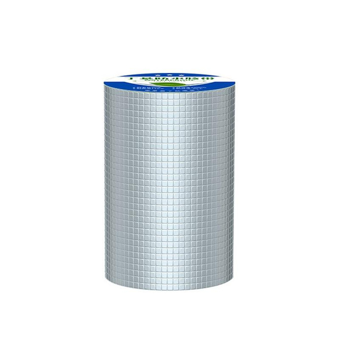 1.2mm Thickness Butyl Waterproof Tape Self-Adhesive Aluminum Foil Tape, Width x Length: 20cm x 5m