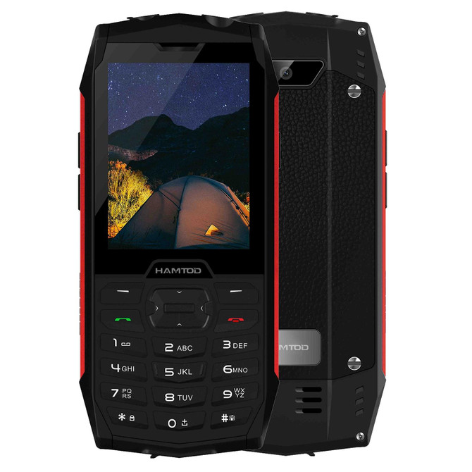 HAMTOD H3 Rugged Phone, EU Version, 2.8 inch T107 ARM CortexTM A7 Quad-core 1.0GHz, Network: 4G, VoLTE, BT, SOS(Red)