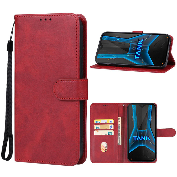 For Unihertz 8849 Tank Mini 1 Leather Phone Case(Red)