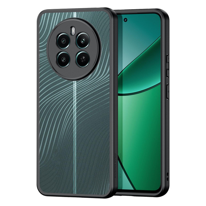 For Realme 12+ DUX DUCIS Aimo Series TPU + PC Frosted Feel Phone Case(Black)