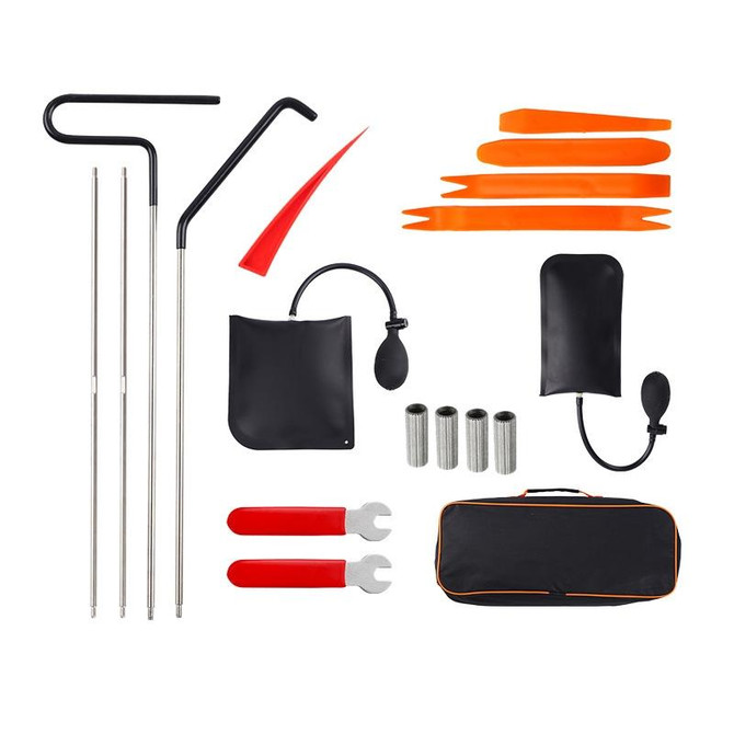 Car Audio Repair Disassembly Auxiliary Emergency Tool Kit, Color: Orange 18pcs/set