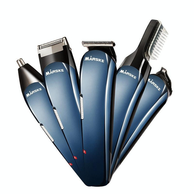 MARSKE MS-5006 5 In 1 Electric Hair Clipper Razor Nose Hair and Eyebrow Trimmer US Plug