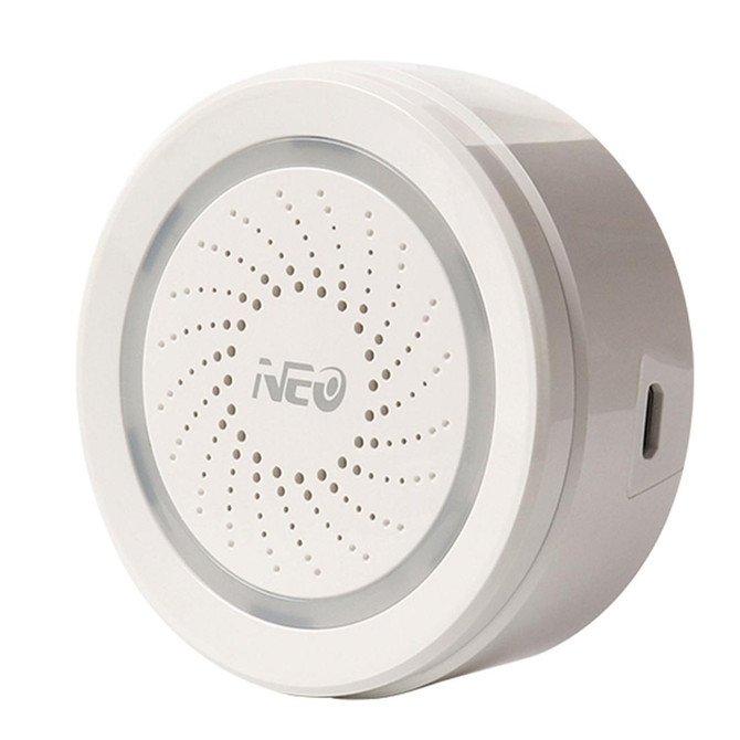 NEO NAS-AB02W WiFi USB Siren Alarm Sensor for Home Alarms Security