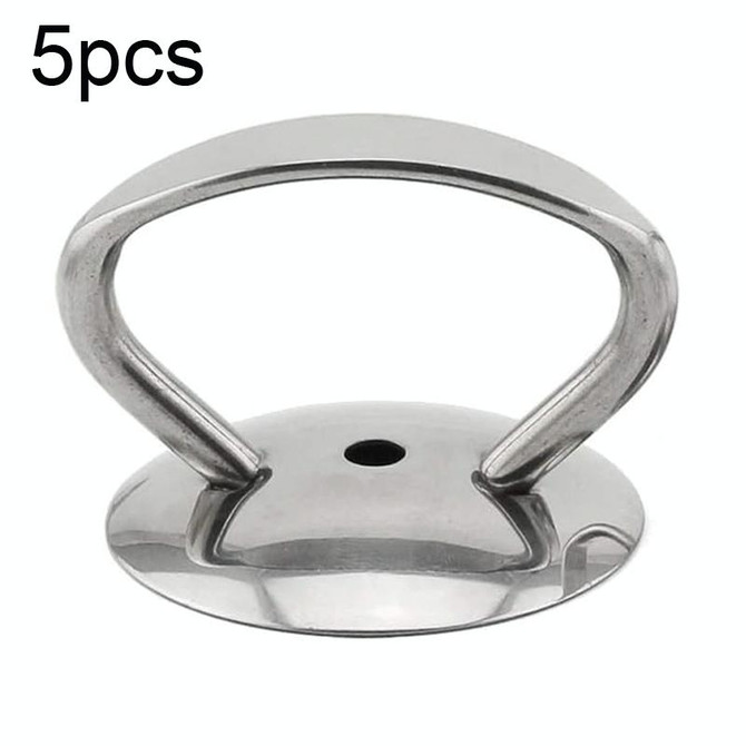 5pcs Universal Silicon Pot Lid Handle Kitchenware Accessories, Style: Steel  Ring