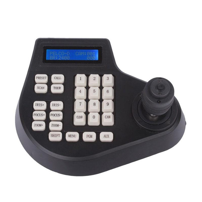 8003H Analog Coaxial Dome Control Keyboard RS485 PTZ, Specification:4 Axis(US Plug)