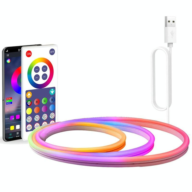 NH021 Waterproof 3m TUYA WIFI Music Sync RGB Neon Rope Light