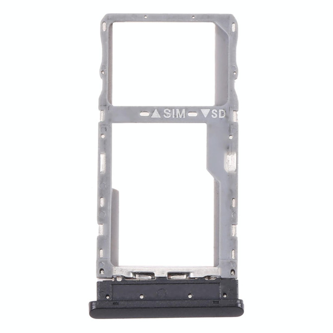 For Alactel Joy Tab 2 9032Z SIM Card Tray + Micro SD Card Tray(Black)