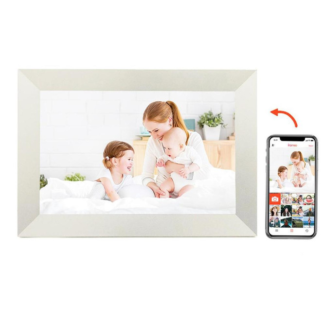 10.1 inch IPS Display WiFi Cloud Photo Frame, RK3126C Quad Core up to 1.5GHz, 1GB+16GB, Power Plug:EU Plug(White)