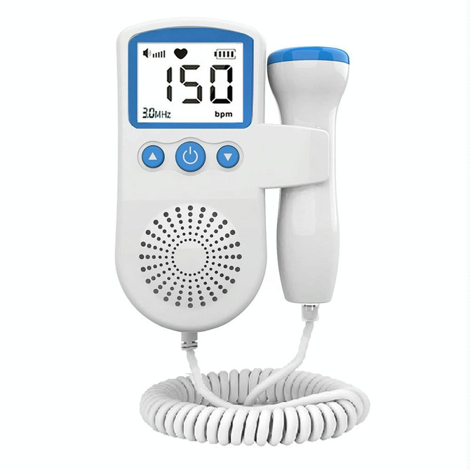 B3 Home Doppler Ultrasound Handheld Fetal Heart Pregnant Women Fetal Heart Monitor(Blue)