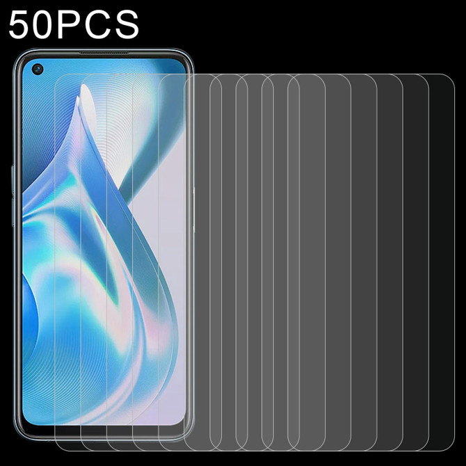 50 PCS 0.26mm 9H 2.5D Tempered Glass Film For OnePlus Ace Racing