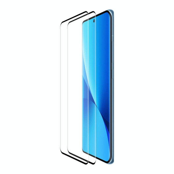 2 PCS For Xiaomi 12 Pro / 12S Pro ENKAY 3D Hot Bending Explosion-proof Full Tempered Glass Film